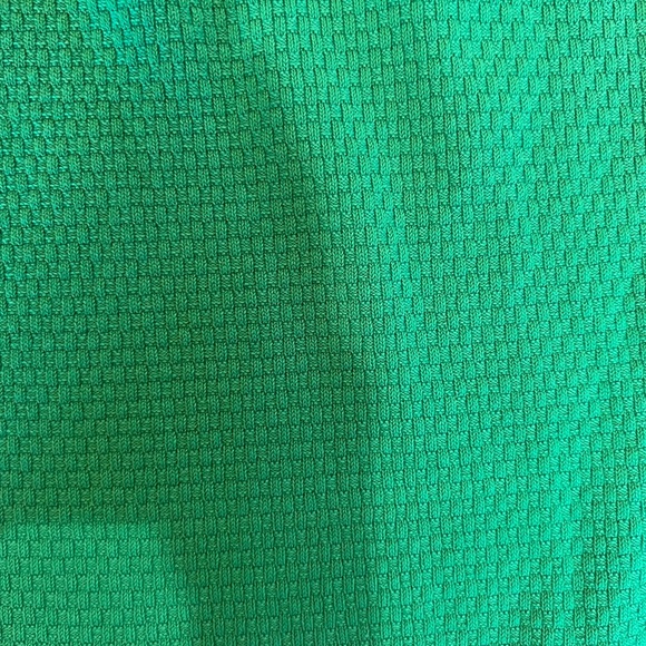 Talbots Kelly Green Sweater Cardigan PinkWhite Trim Pearl Buttons Barbie Core MP - Picture 9 of 14